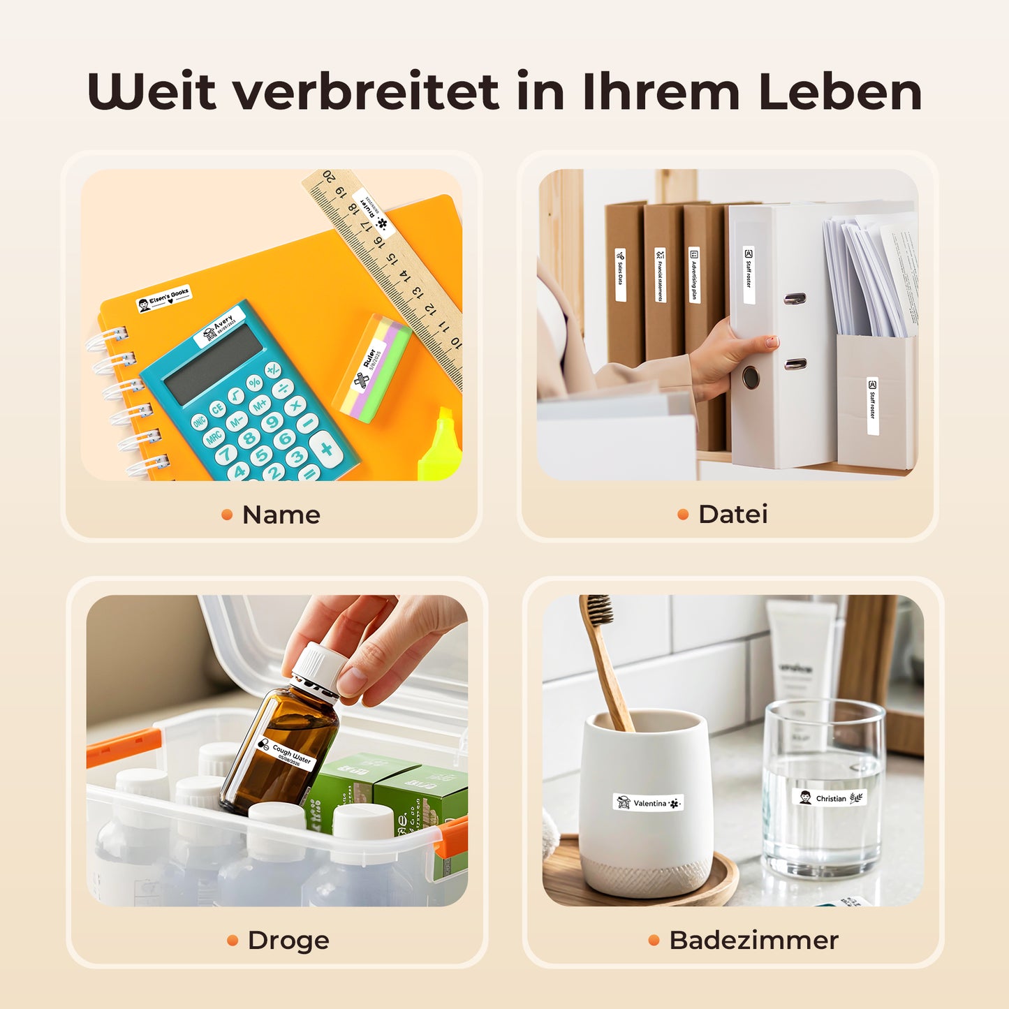 JIOCDX White Label for D30 Label Maker Machine with Tape for Smartphone