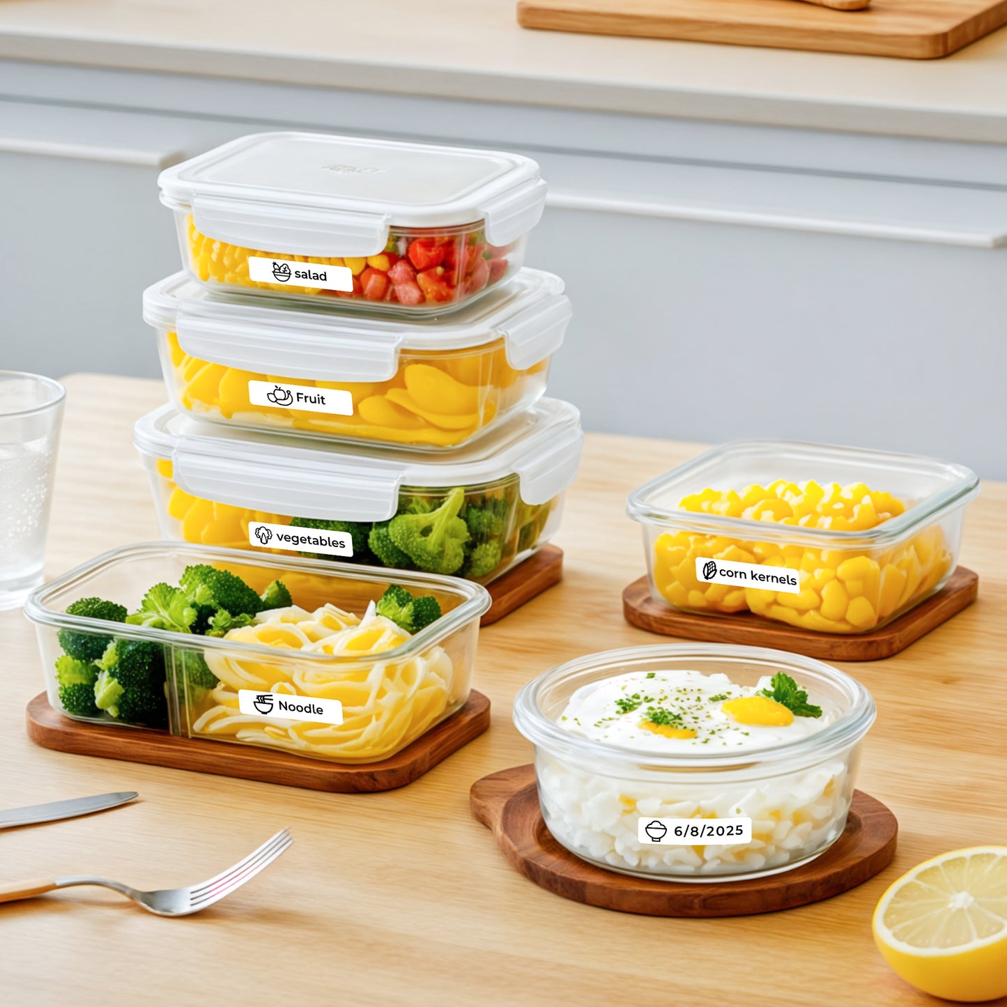 JIOCDX White Label for D30 Label Maker Machine with Tape for Smartphone